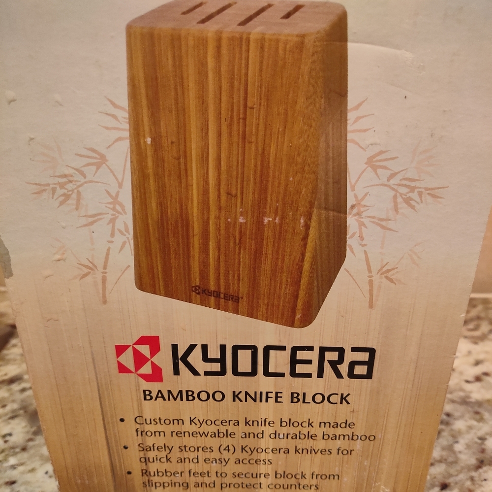 Kyocera Bamboo Knife Block - Picture 6 of 6